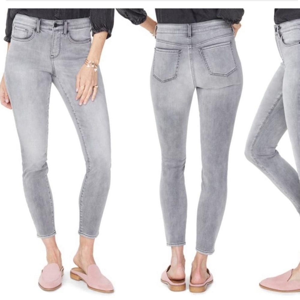 NYDJ Ami Skinny Legging Jeans high rise gray 12